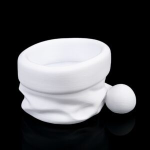 bowl gorro santa claus para pintar