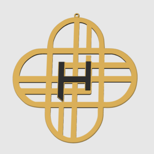 huntrix logo h relieve